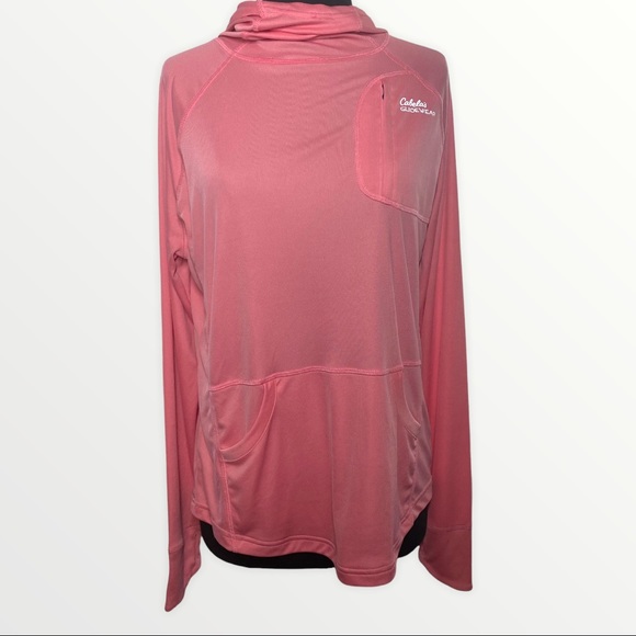 Cabela's Tops Cabelas Guidewear Pink Long Sleeve Neck Gaiter And